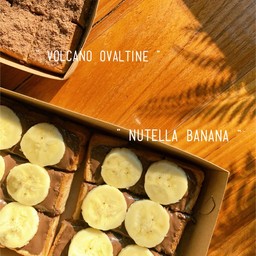 ขนมปังปิ้ง Nutella banana