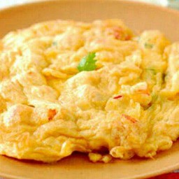 ข้าวไข่เจียวกุ้ง