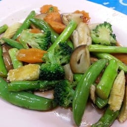 ผัดผักรวมน้ำมันหอย