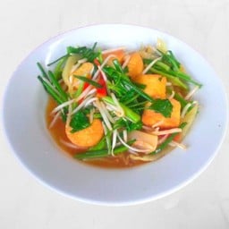 ผัดถั่วงอก เต้าหู้ เกี่ยมไฉ่