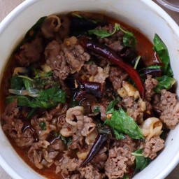 กะเพราเนื้อออสเตรเลียวากิว