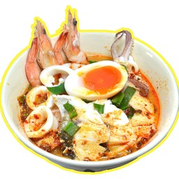 ก๋วยเตี๋ยวต้มยำทะเล (น้ำข้น)