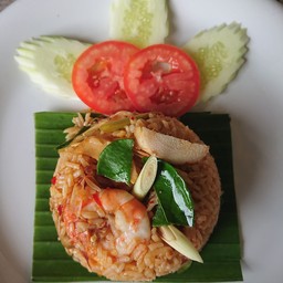 ข้าวผัดต้มยำกุ้ง