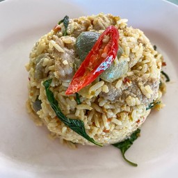 ข้าวผัดแกงเขียวหวาน