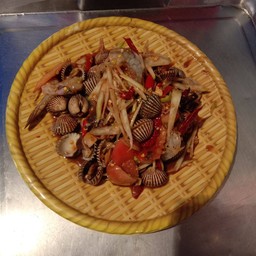 ตำหอยแครง