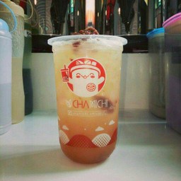 ชาเขียวน้ำผึ้งมะนาว.