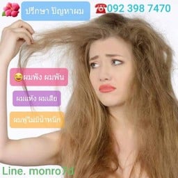 มอนโร คิ้วหนุนดวง เชี่ยวชาญยืดผมฝ้งน้ำหนัก(แม่สาย เชียงราย) แม่สาย