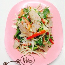 ยำหมูอบบรั่นดี