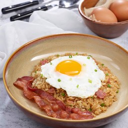 Fried rice bacon