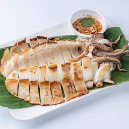 หมึกหอมย่างถ่าน