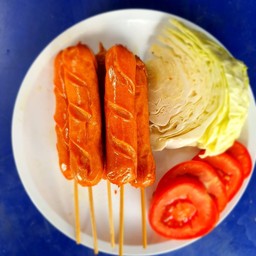 ใส้กรอกไก่หนังกรอบ