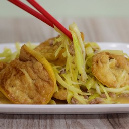 กุ้ยฉายขาวเต้าหู้หมูสับ