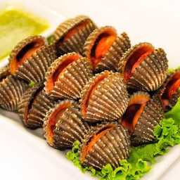 หอยแครงลวก