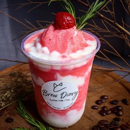 สตรอเบอรี่สมูทตี้โยเกิร์ต