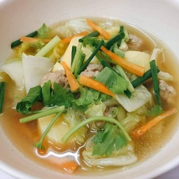 ต้มจืดเต้าหู้หมูสับ