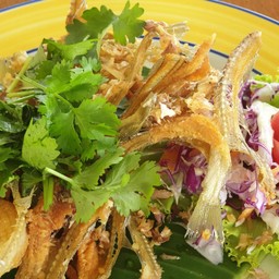 ปลาเห็ดโคน (ทอดกรอบ น้ำจิ้มก็อร่อย เจ้าของร้านออกเรือหาเอง ถ้าเดือน10จะได้ตัวใหญ