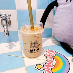 ชานมไข่มุกเผือกและมัน