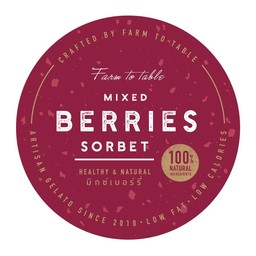 Mixed Berry Sorbet(Dairy Free)