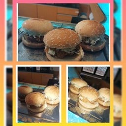 Delicious homemade burgers