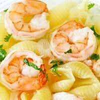 ซุปมักกะโรนีกุ้ง