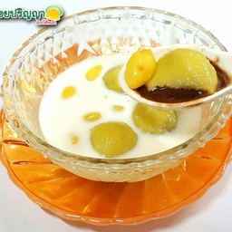 บัวลอยลาวาช็อคโกบานาน่า