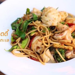 สปาเกตตี้ผัดขี้เมาทะเล