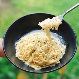 Angel Hair Creamy Garlic Parmesan