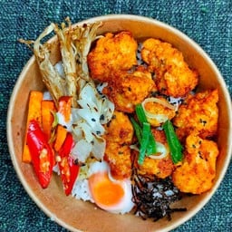 ข้าวไก่กรอบหม่าล่าราชา