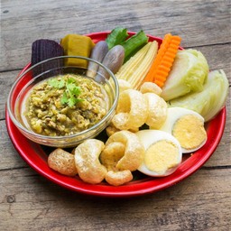 น้ำพริกจื้นหมูไข่ต้ม