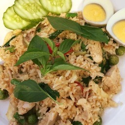 Green Curry Fried Rice w/Chicken