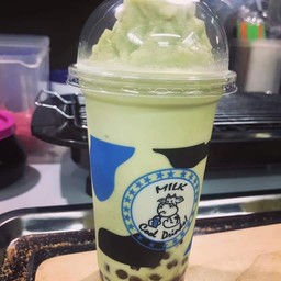 นมสดเขียว ปั่น