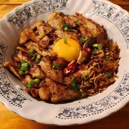 ข้าวสเต็กสันคอหมู