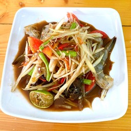 ตำกุ้งสด