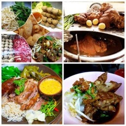 ก๋วยเตี๋ยวเรือหมูน้ำตกแยกชักพระ