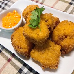 ปังทอดไข่กรอบ+ซอสชีส