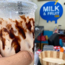 MILK&FRUIT BOX นมสด ปังปิ้ง น้ำสกัดเย็น สเต็ก West gate เวสเกต