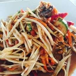 ส้มตำปู+ปลาร้า