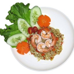 [อร่อยซ่ากับโค้ก] ข้าวผัดกุ้ง +  โค้ก ไม่มีน้ำตาล (กระป๋อง) 