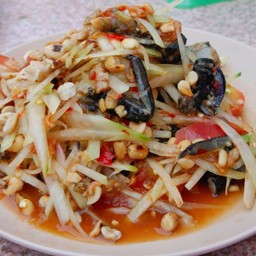 ส้มตำไทย+ปู