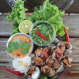 เมี่ยงหอยแครง บางใหญ่ นนทบุรี (cranky.Cockles)