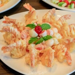 กุ้งทอดครีมสลัด