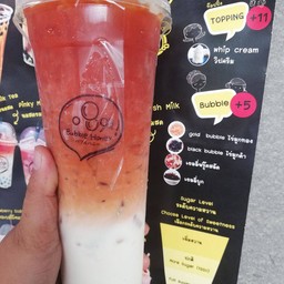 ชาไทยนมสดเย็นแก้วยีราฟ(28ออนส์)