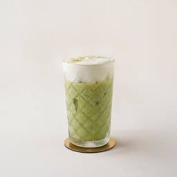 มัทฉะลาเต้เย็น