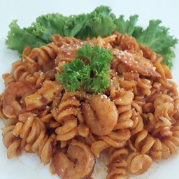 พาสต้ากุ้งชีส