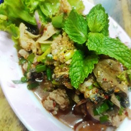 ลาบเนื้อสุก