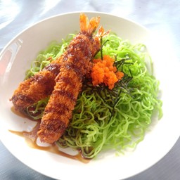 บะหมี่หยก กุ้งเทมปุระ