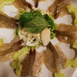 กุ้งแช่น้ำปลา