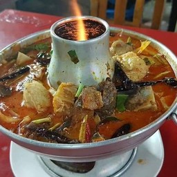 ต้มยำหัวและเนื้อปลาเก๋าน้ำข้น