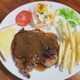 พอร์คชอพพริกไทยดำ