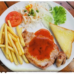 สเต็กหมูบาร์บีคิว